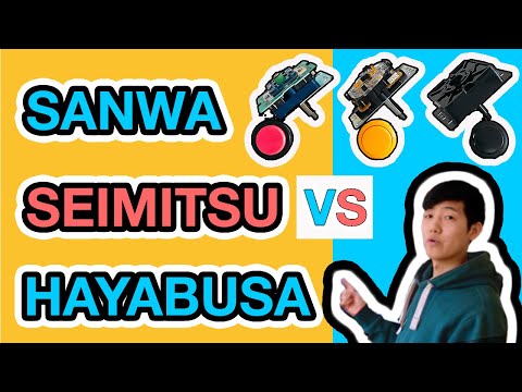 Sanwa vs Hayabusa vs Seimitsu Detail Comparison — YouTube review thumbnail