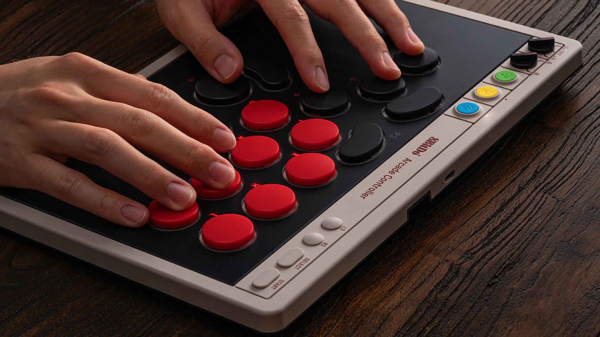 8BitDo Arcade Controller leverless layout image