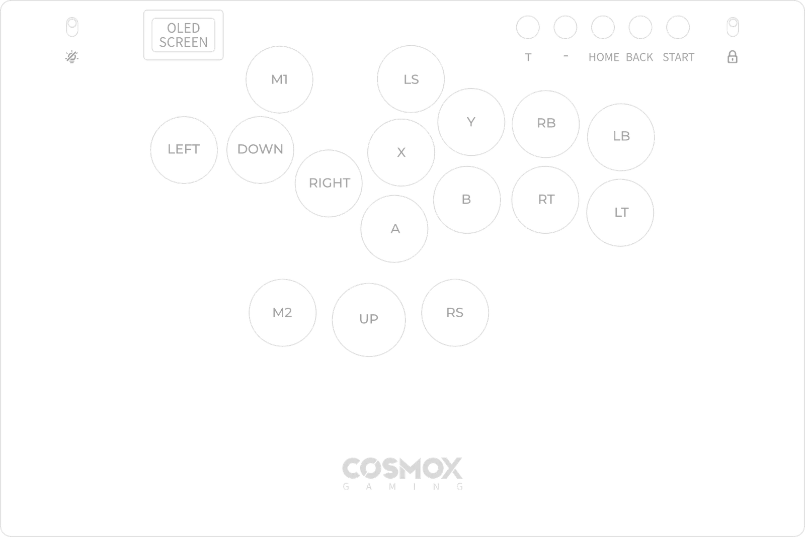 COSMOX HautePad M Ultra technical line image
