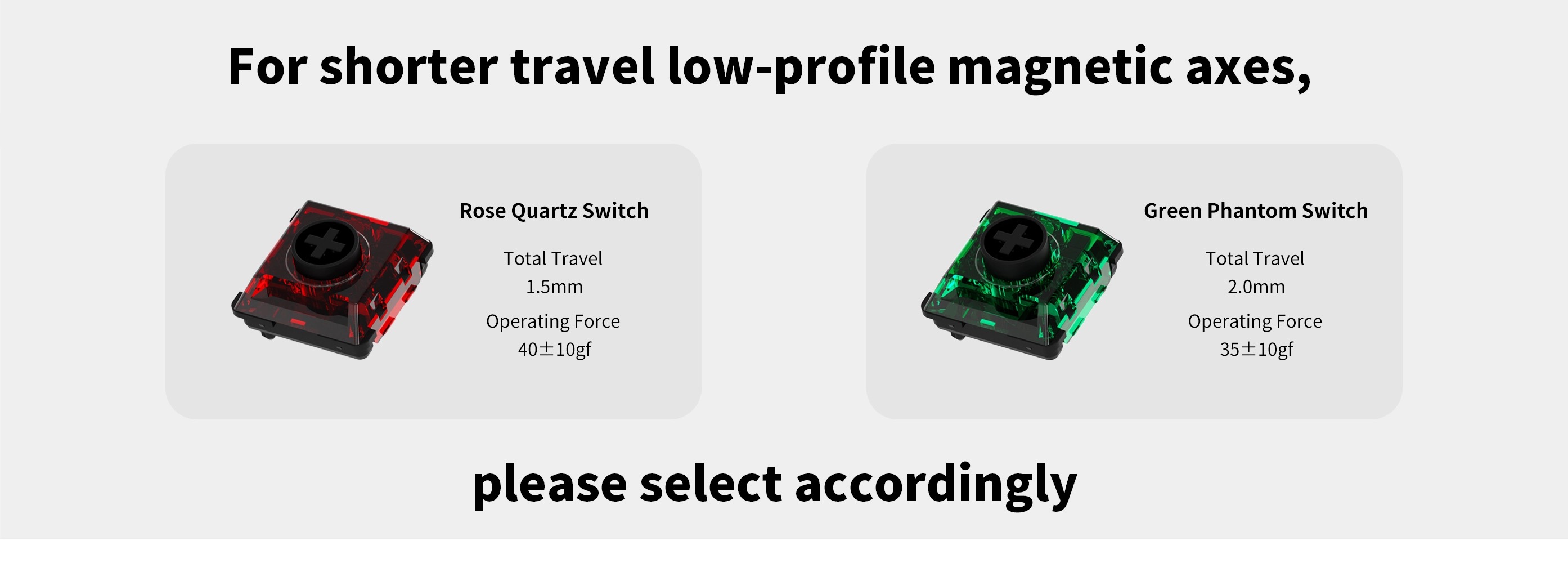 DOIO KBGM-H03-HE Rose Quartz and Green Phantom magnetic switch specifications