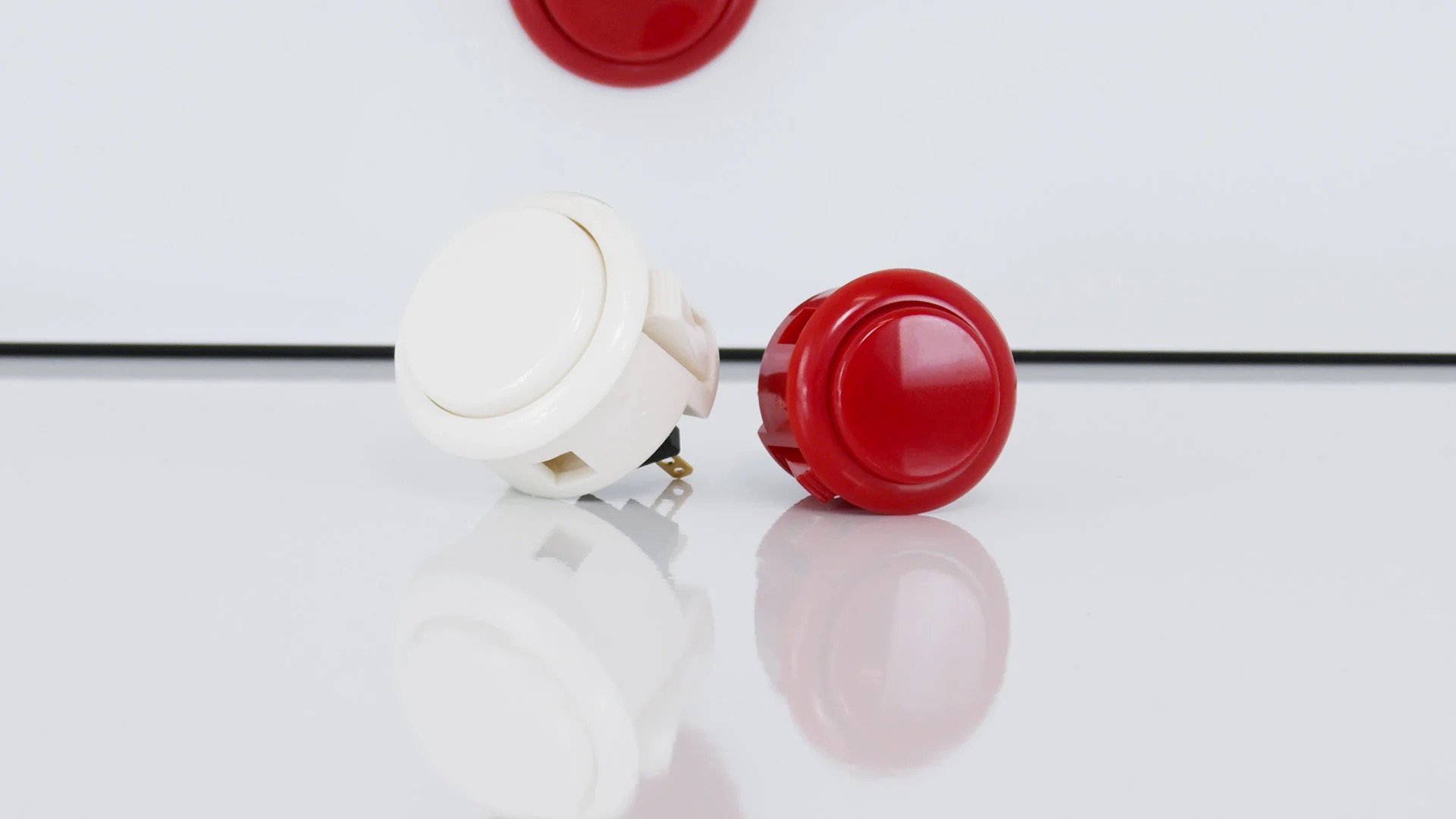PS4 Hit Box Sanwa-Denshi button detail image