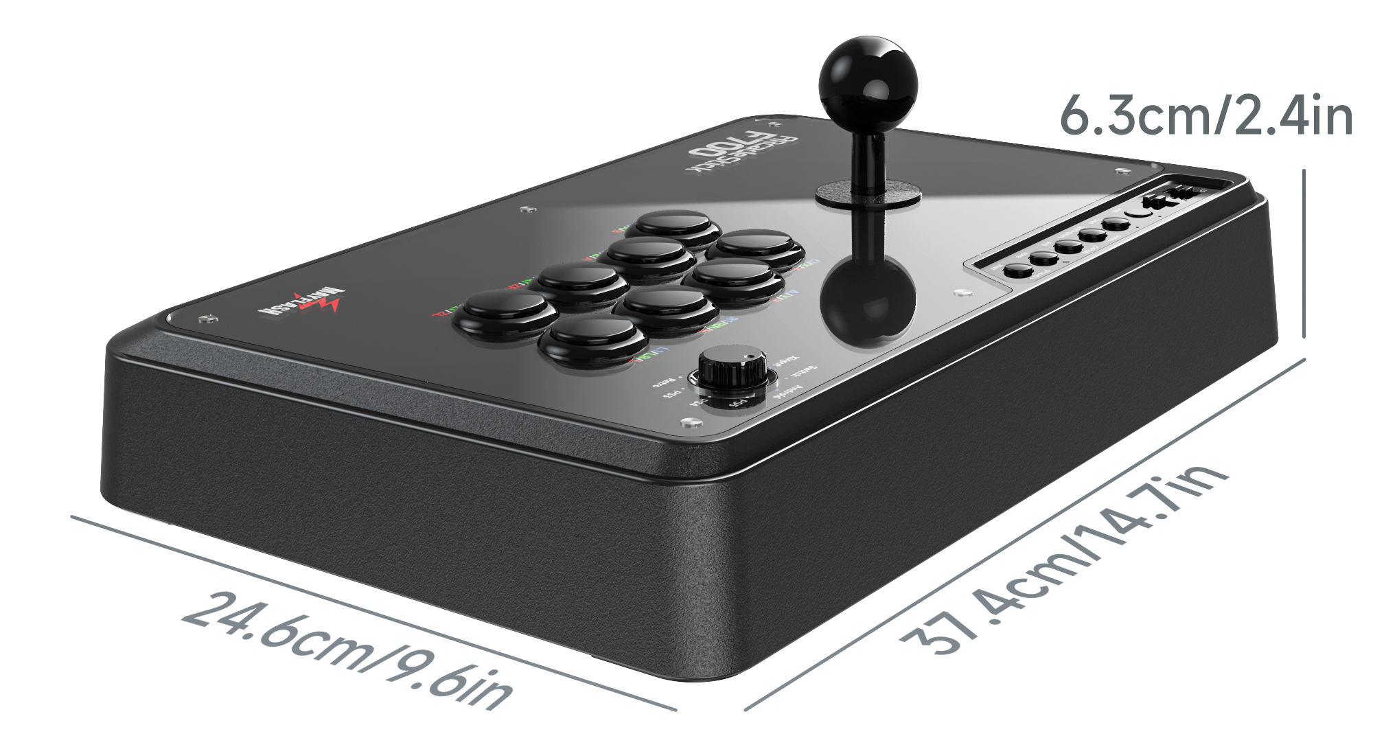 MAYFLASH Wireless Arcade Stick F700 — arcade fight stick view 2