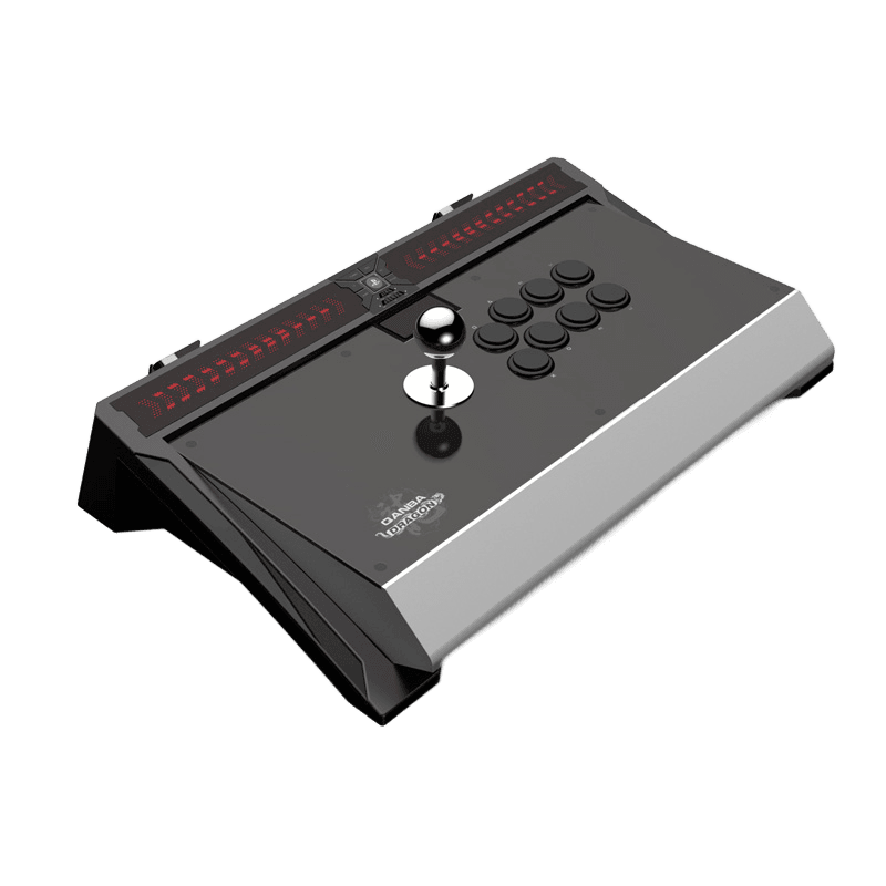 Qanba Dragon arcade stick, top-down product shot